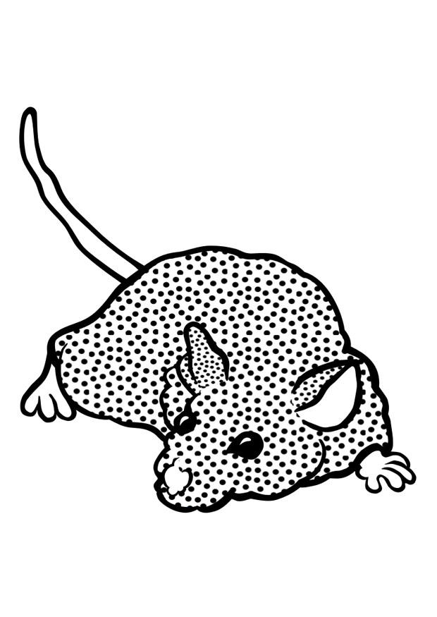 muis Kleurplaat muis