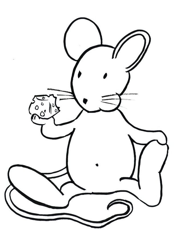 transi, de muis Kleurplaat transi, de muis