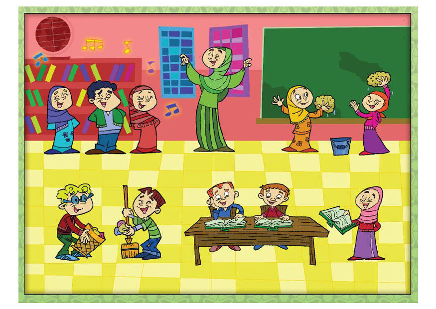 multiculturele klas Afbeelding multiculturele klas