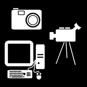 multimedia Kleurplaat multimedia