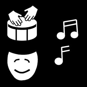muziek - expressie Kleurplaat muziek - expressie