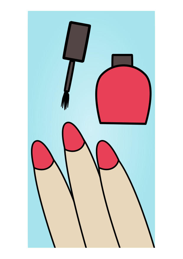 Afbeelding nagels lakken