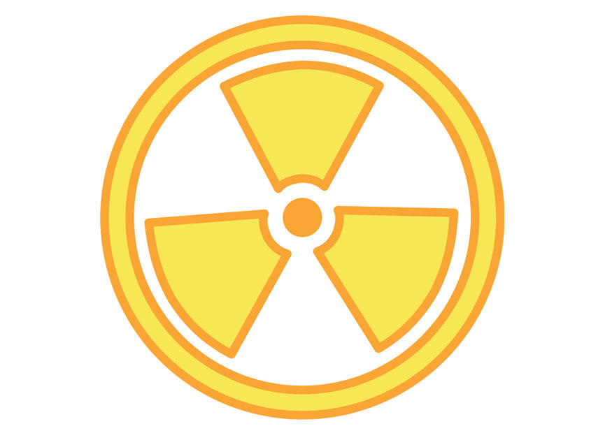 nucleair symbool Afbeelding nucleair symbool