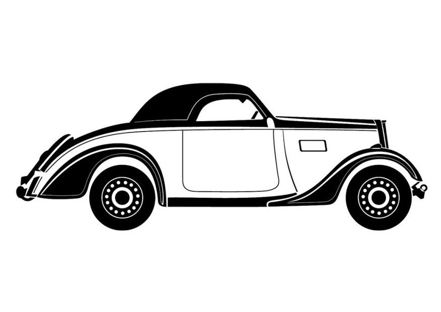 oldtimer Kleurplaat oldtimer