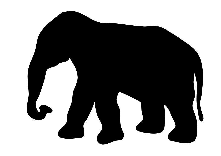 olifant Kleurplaat olifant
