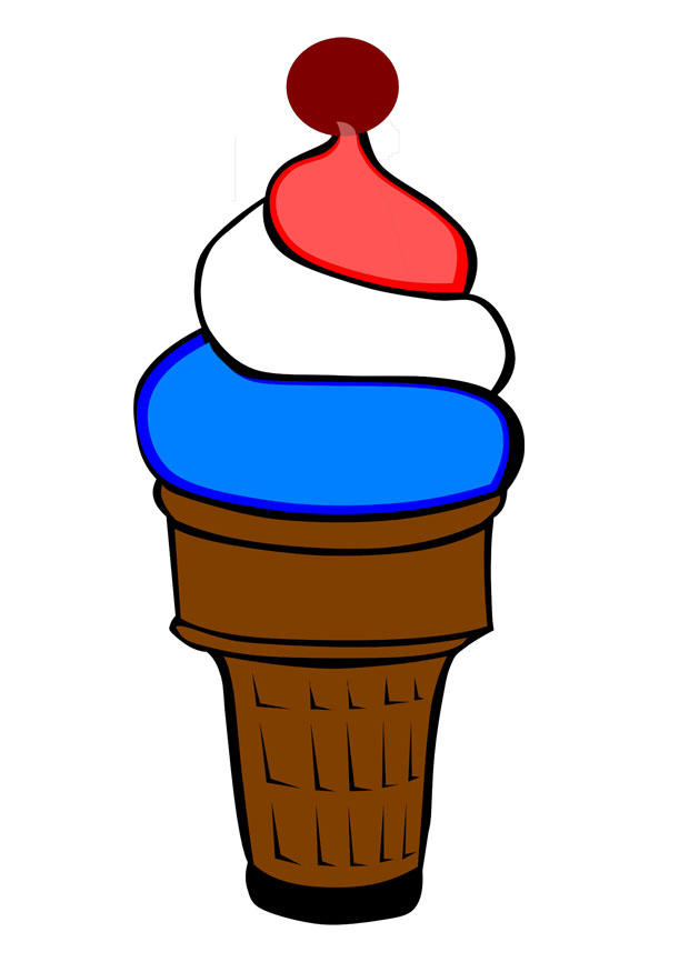 onafhankelijkheidsdag - ijsje Afbeelding onafhankelijkheidsdag - ijsje