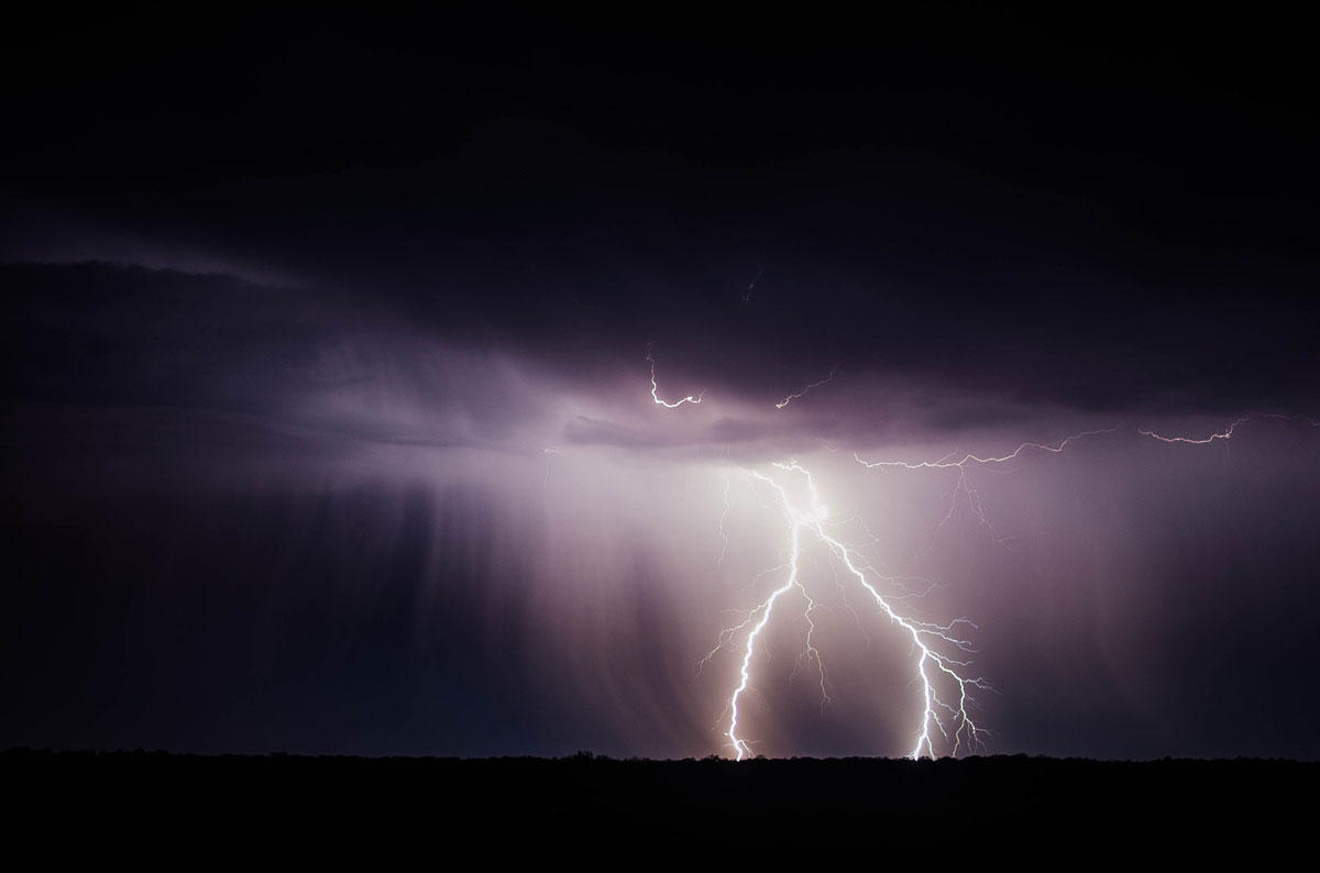 onweer Foto onweer