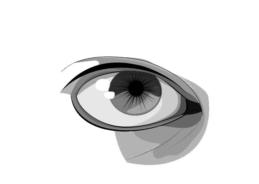 oog Kleurplaat oog