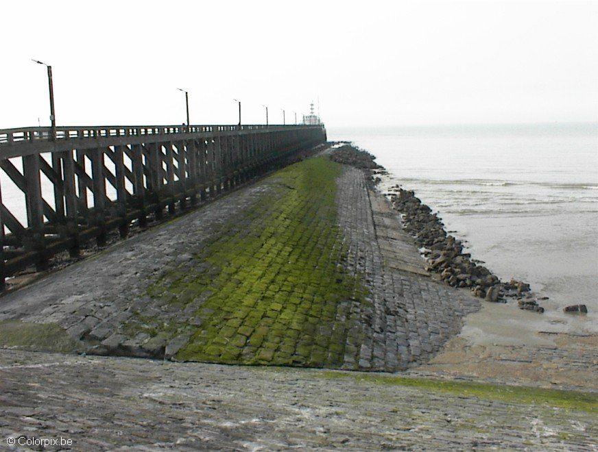 oosteroever staketsel oostende Foto oosteroever staketsel oostende
