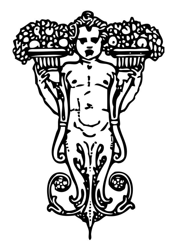 ornament Kleurplaat ornament