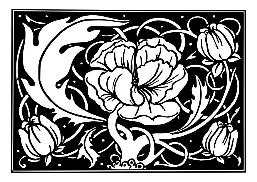 ornament Kleurplaat ornament