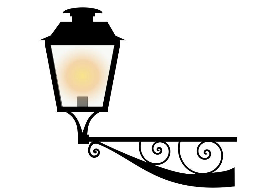 oude straatverlichting Afbeelding oude straatverlichting