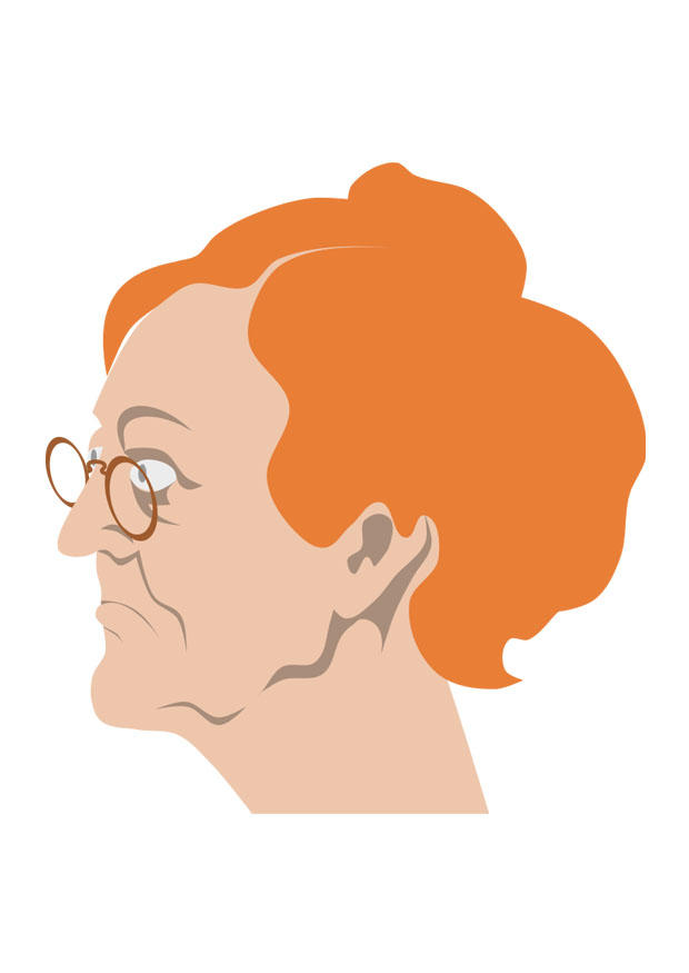 oude vrouw Afbeelding oude vrouw