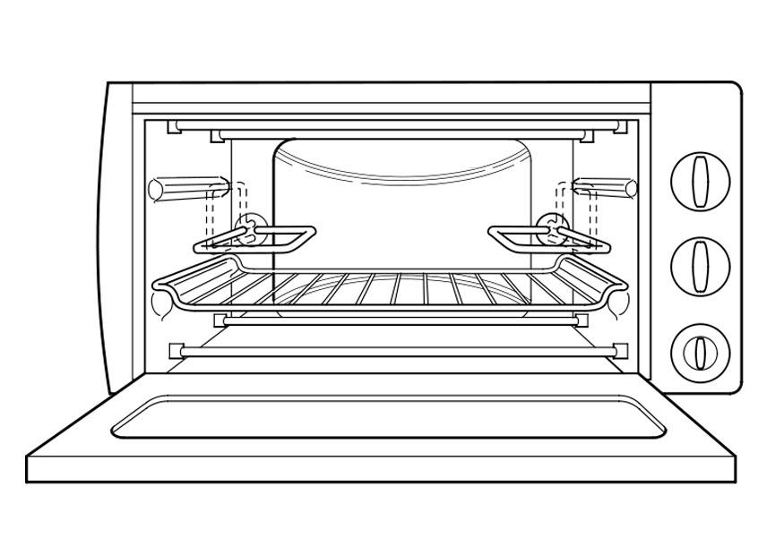 oven Kleurplaat oven
