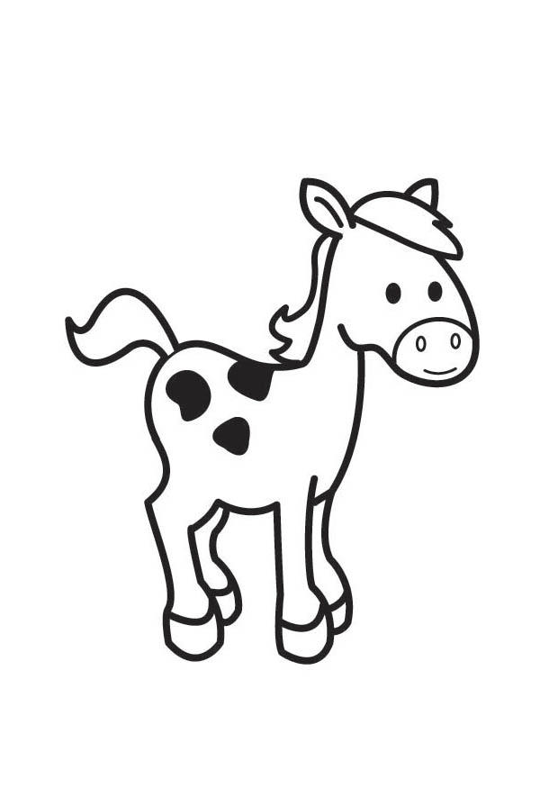 paard Kleurplaat paard