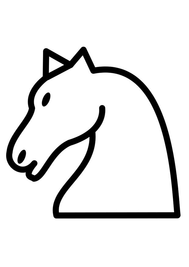 paard Kleurplaat paard