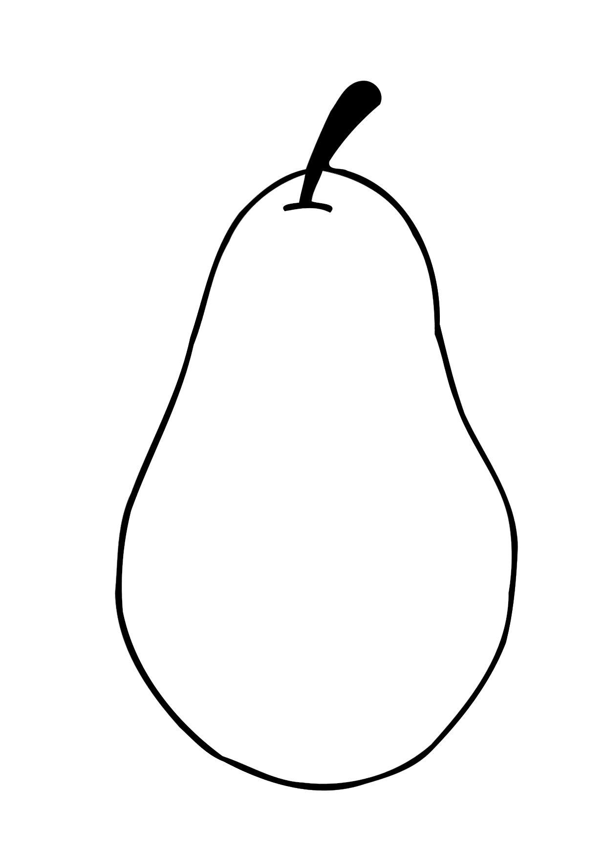 peer Kleurplaat peer