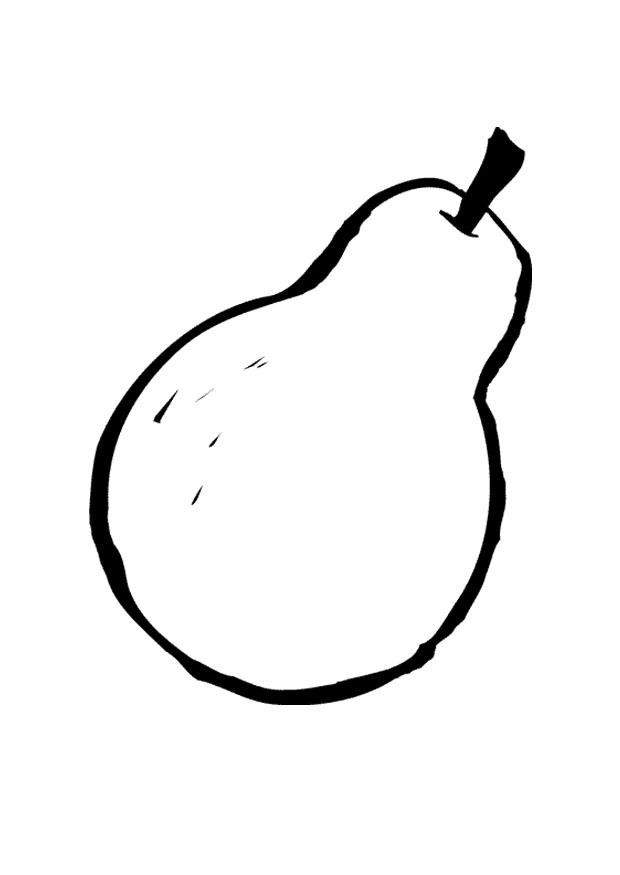 peer Kleurplaat peer