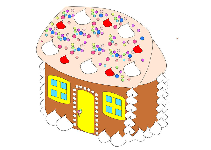 peperkoekenhuisje Afbeelding peperkoekenhuisje
