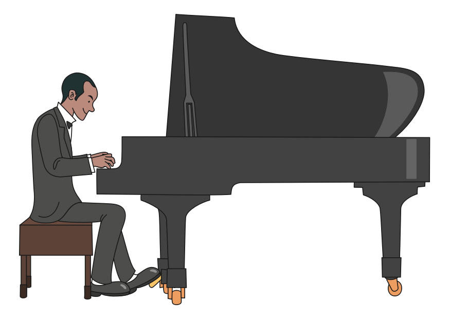 piano spelen Afbeelding piano spelen
