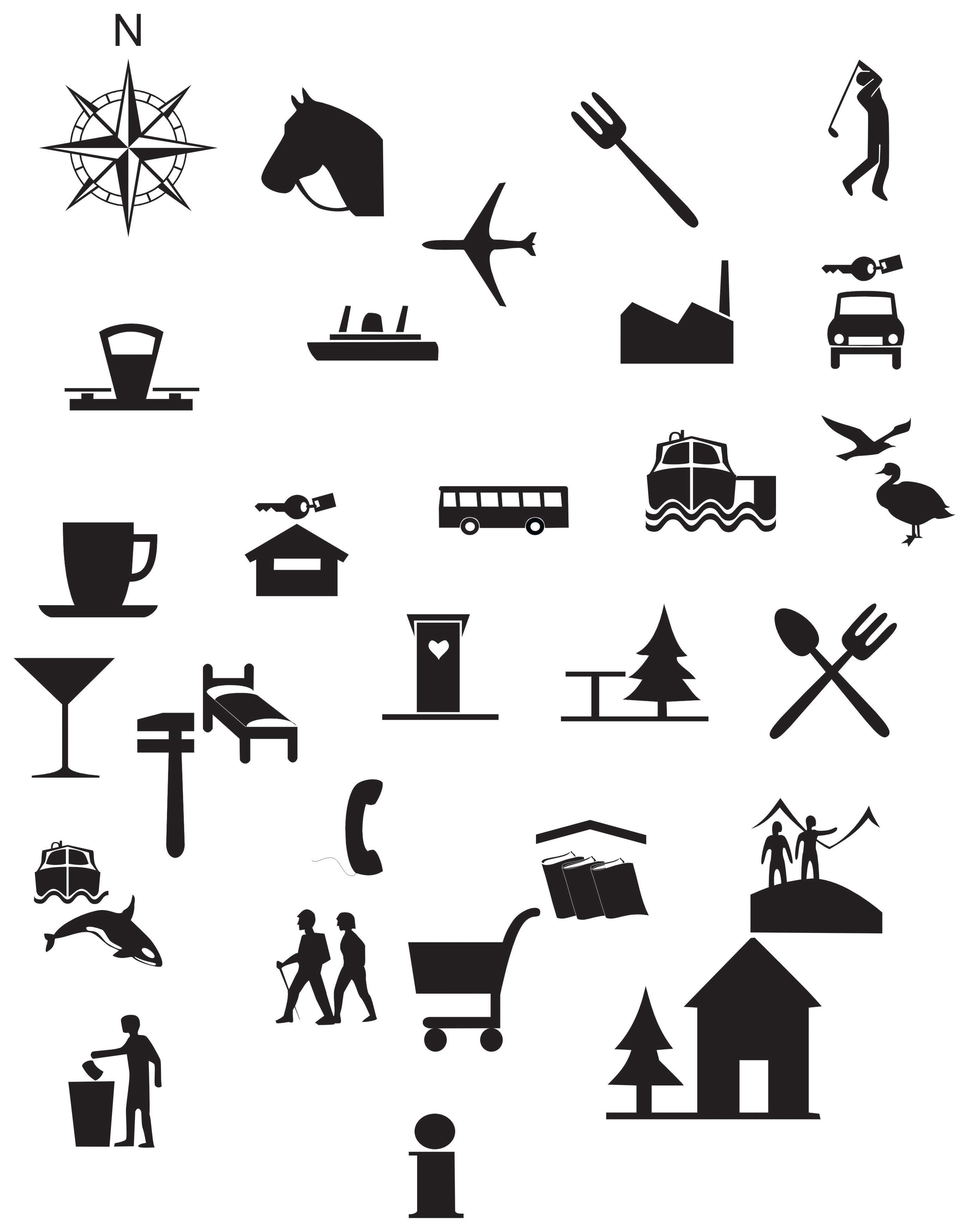 pictogrammen Kleurplaat pictogrammen