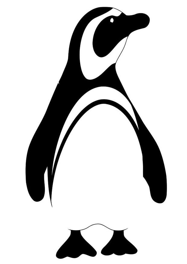 pinguin Kleurplaat pinguin