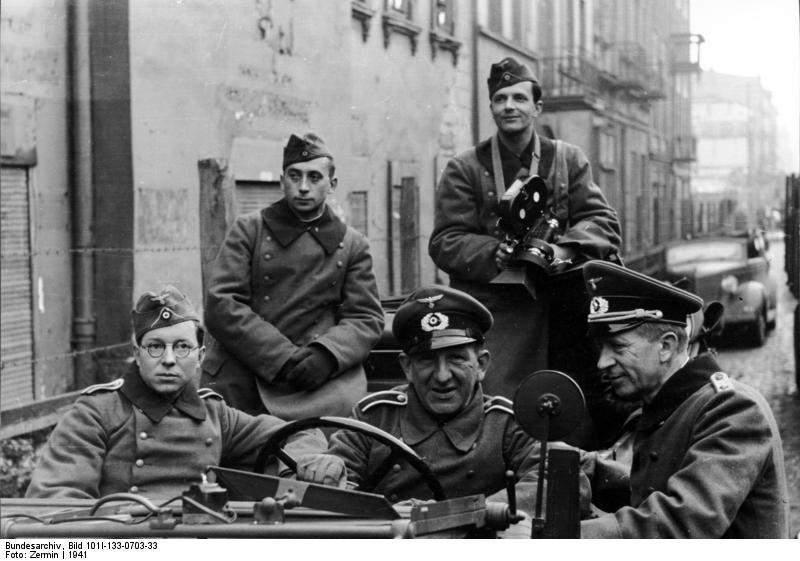 polen - ghetto litzmannstadt - duitse soldaten Foto polen - ghetto litzmannstadt - duitse soldaten