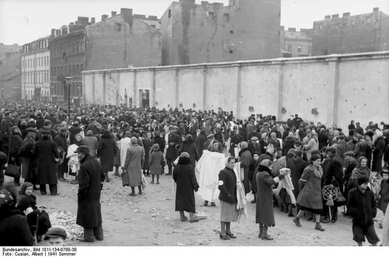 Foto polen - ghetto warschau - marktplaats