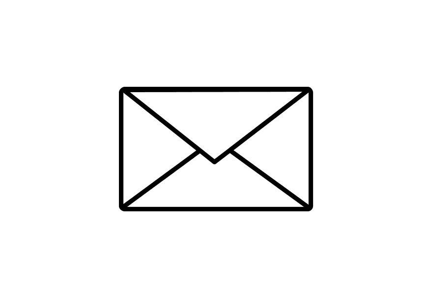 post enveloppe Kleurplaat post enveloppe