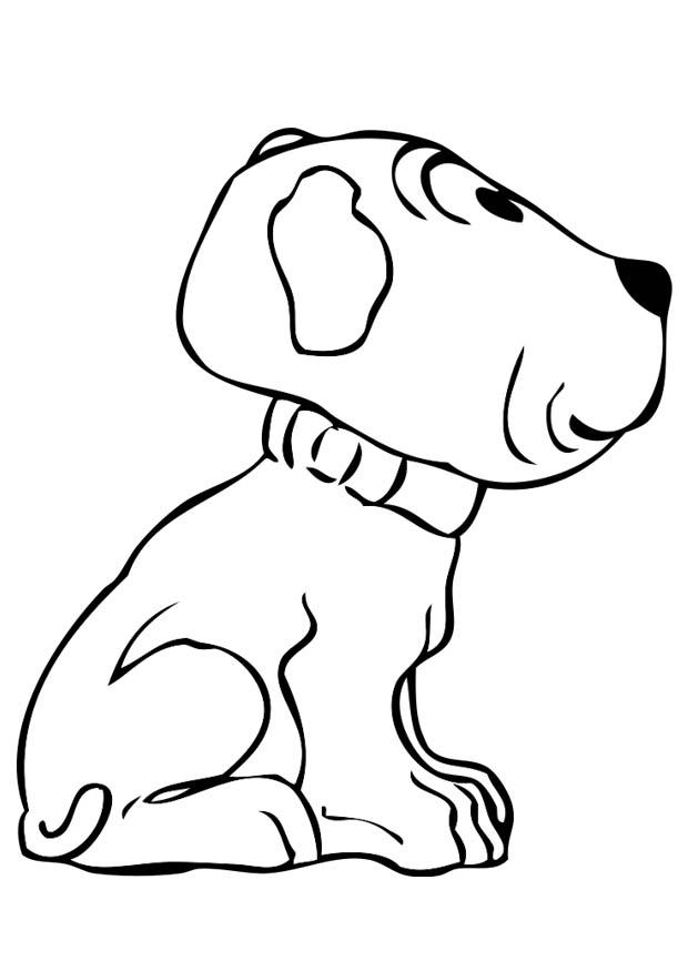 puppy Kleurplaat puppy