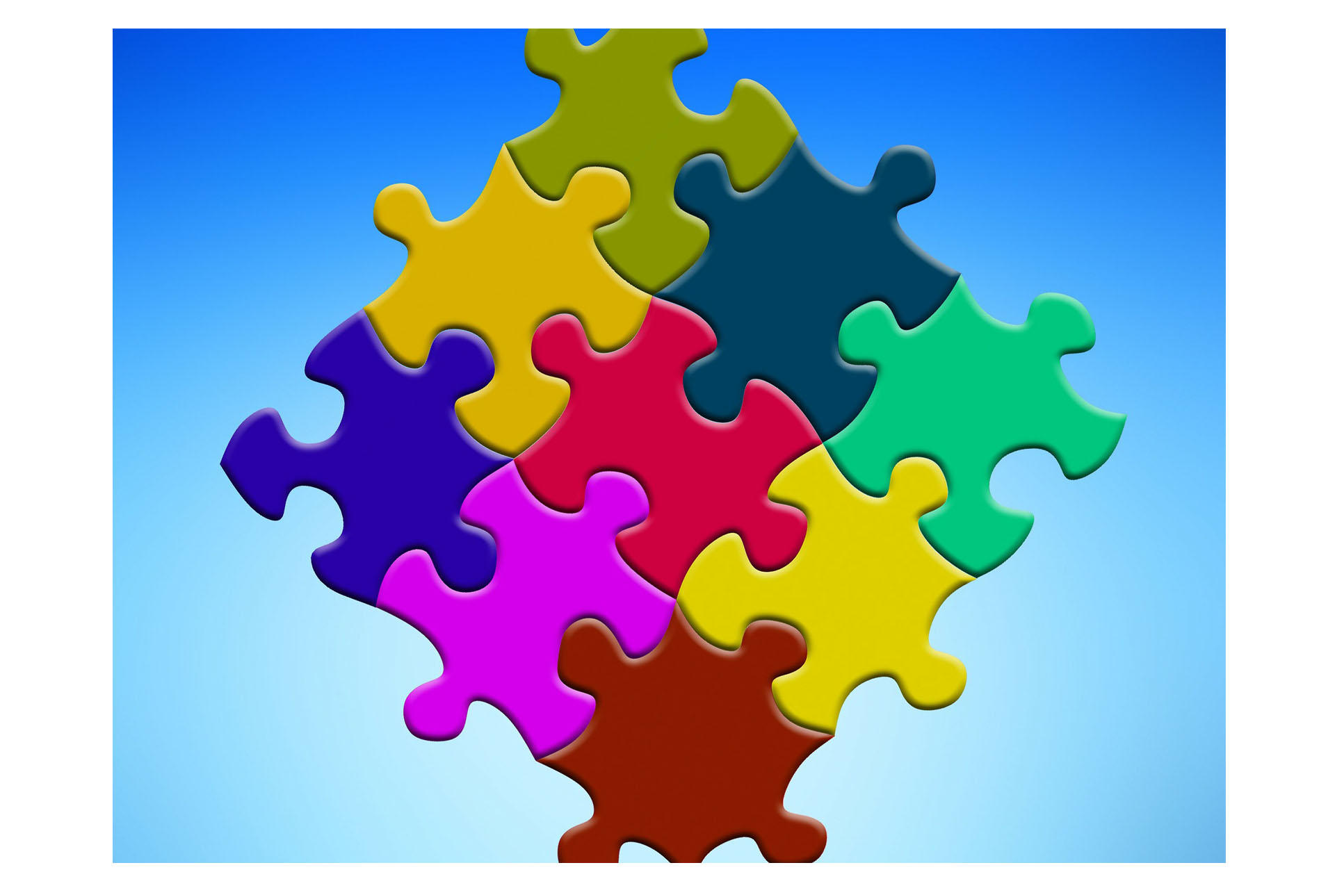 puzzlestukjes Afbeelding puzzlestukjes