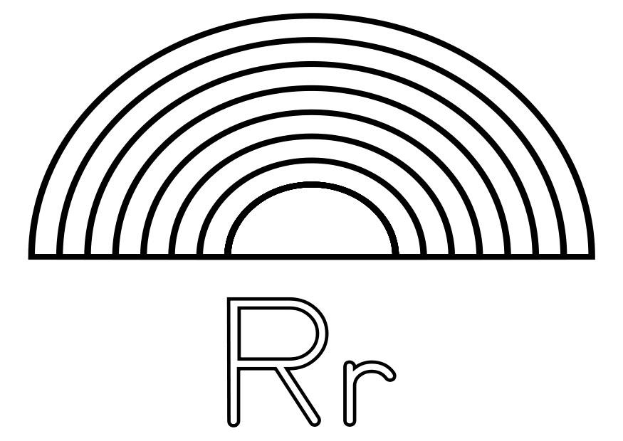 r Kleurplaat r