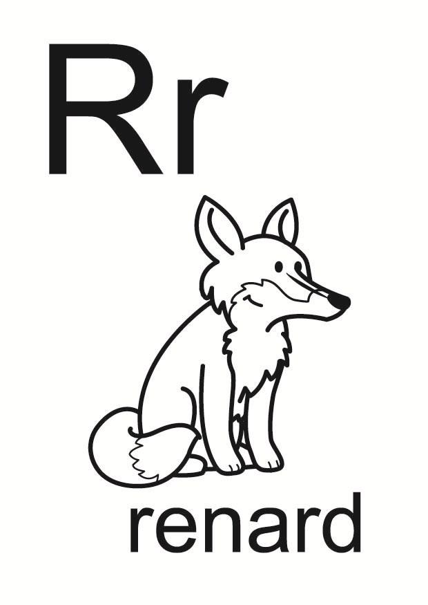r Kleurplaat r