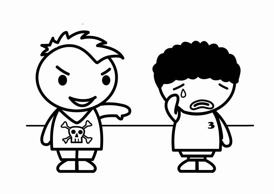 racisme Kleurplaat racisme