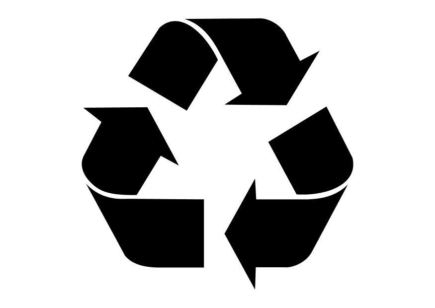 recycleren Kleurplaat recycleren