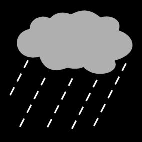 regen Kleurplaat regen
