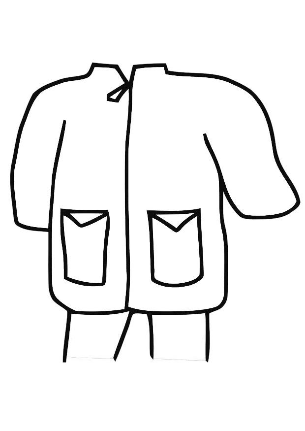 regenjas - parka Kleurplaat regenjas - parka
