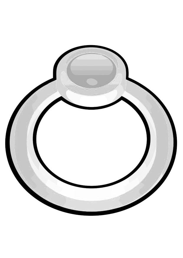 ring Kleurplaat ring