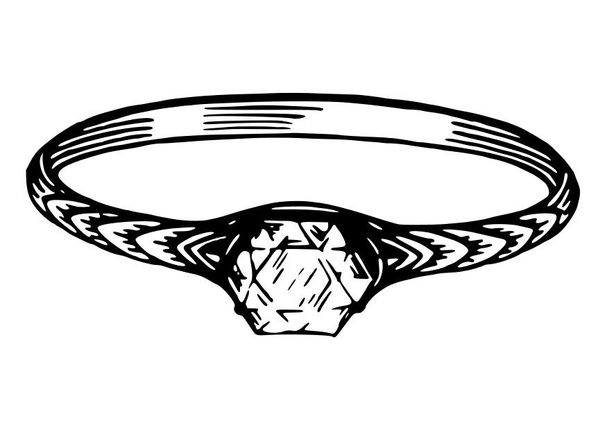 ring Kleurplaat ring