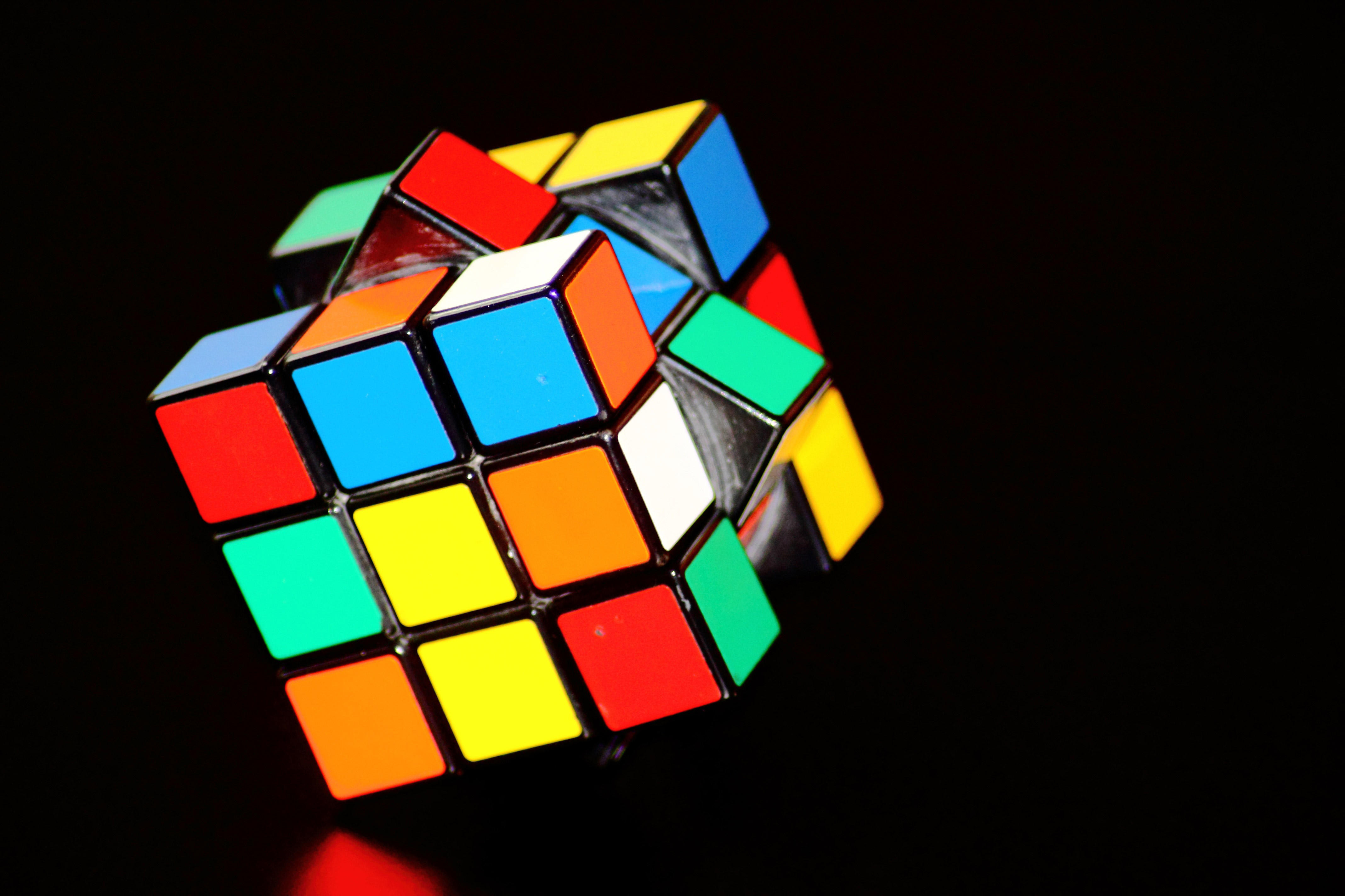 rubiks kubus Foto rubiks kubus