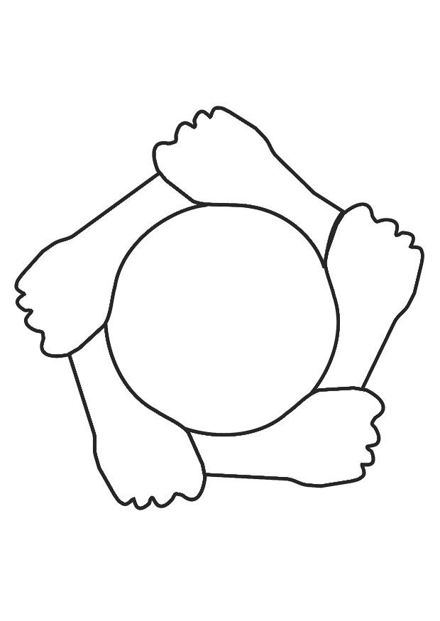 samenwerken Kleurplaat samenwerken
