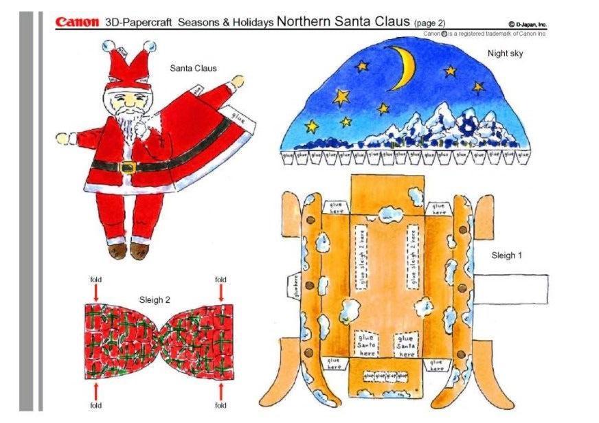 santaclaus 2 Knutselen santaclaus 2