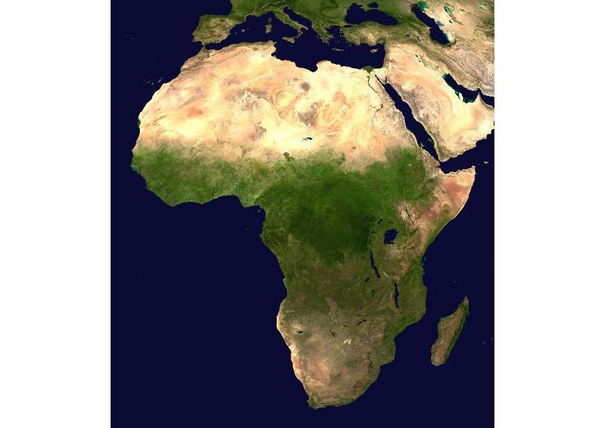 sattelietfoto afrika Foto sattelietfoto afrika