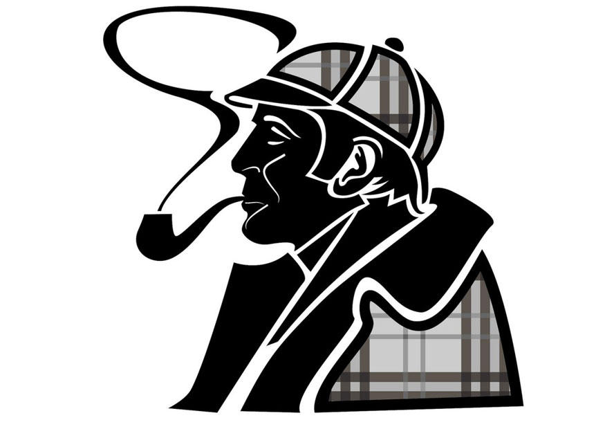 scherlock holmes Kleurplaat scherlock holmes