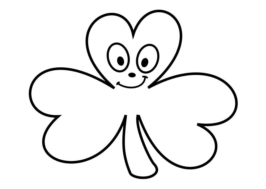 shamrock Kleurplaat shamrock