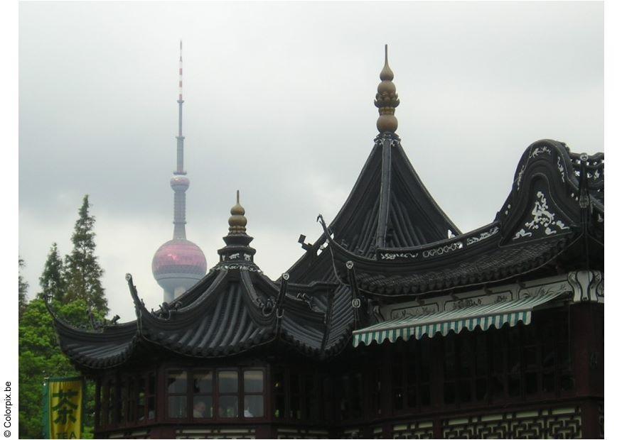 shangai - oud en nieuw Foto shangai - oud en nieuw