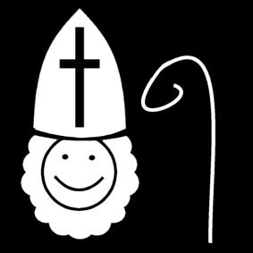 Kleurplaat sinterklaas