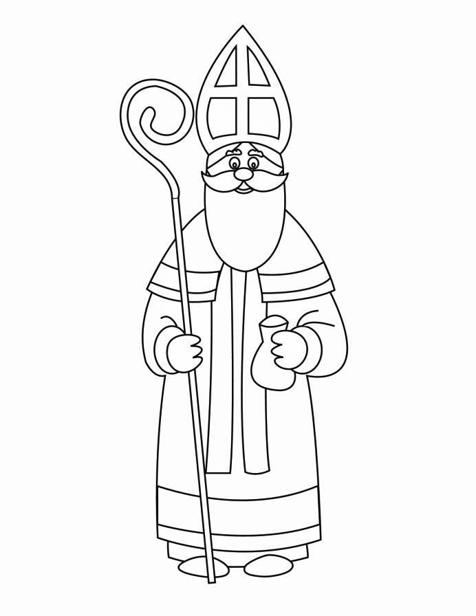 sinterklaas Kleurplaat sinterklaas