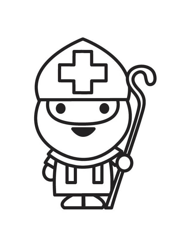 sinterklaas Kleurplaat sinterklaas