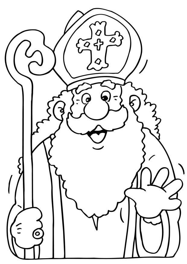 sinterklaas Kleurplaat sinterklaas